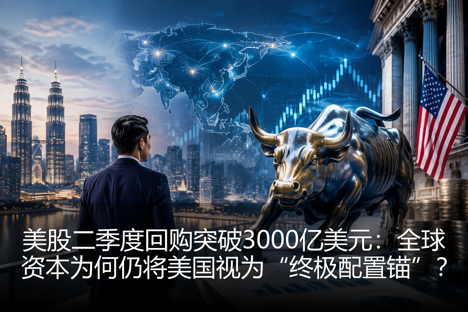美股二季度回购突破3000亿美元：全球资本为何仍将美国视为“终极配置锚”？