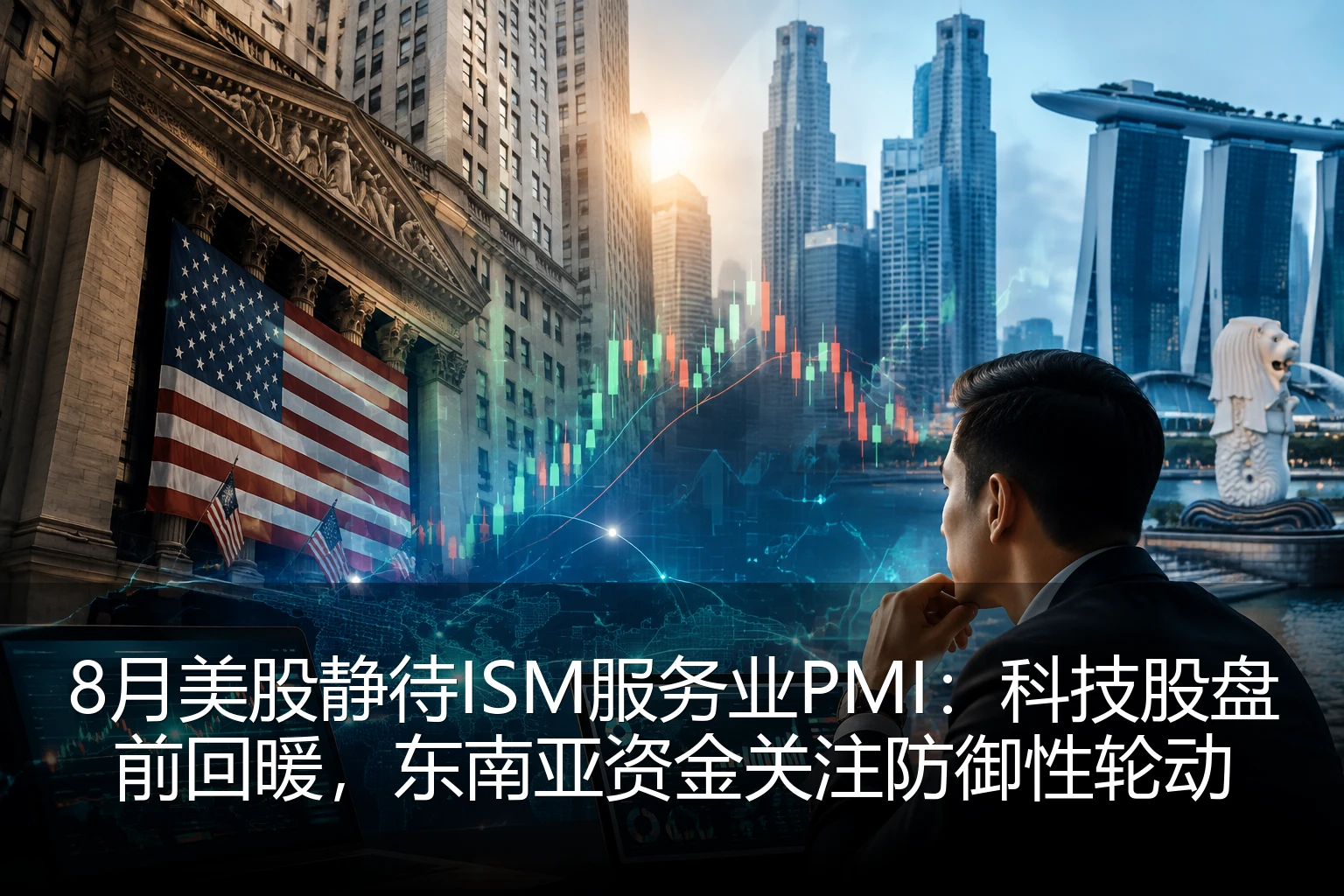 8月美股静待ISM服务业PMI：科技股盘前回暖，东南亚资金关注防御性轮动