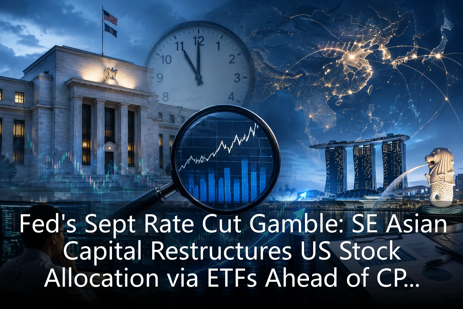 Fed's Sept Rate Cut Gamble: SE Asian Capital Restructures US Stock Allocation via ETFs Ahead of CPI Data