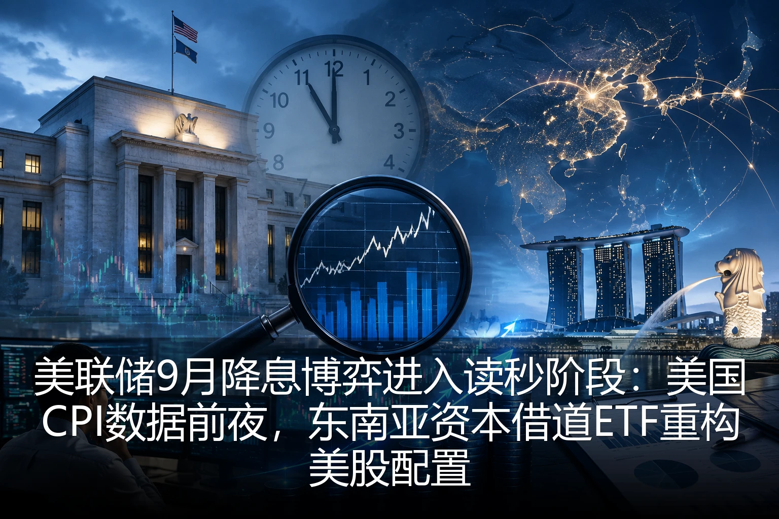 美联储9月降息博弈进入读秒阶段：美国CPI数据前夜，东南亚资本借道ETF重构美股配置