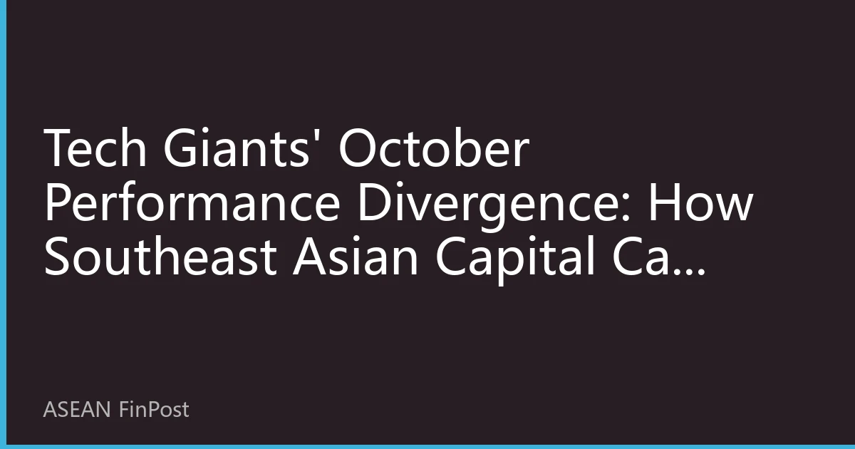 Tech Giants' October Performance Divergence: How Southeast Asian Capital Can Seize AI and Cloud Computing Sector Rotation Opportunities