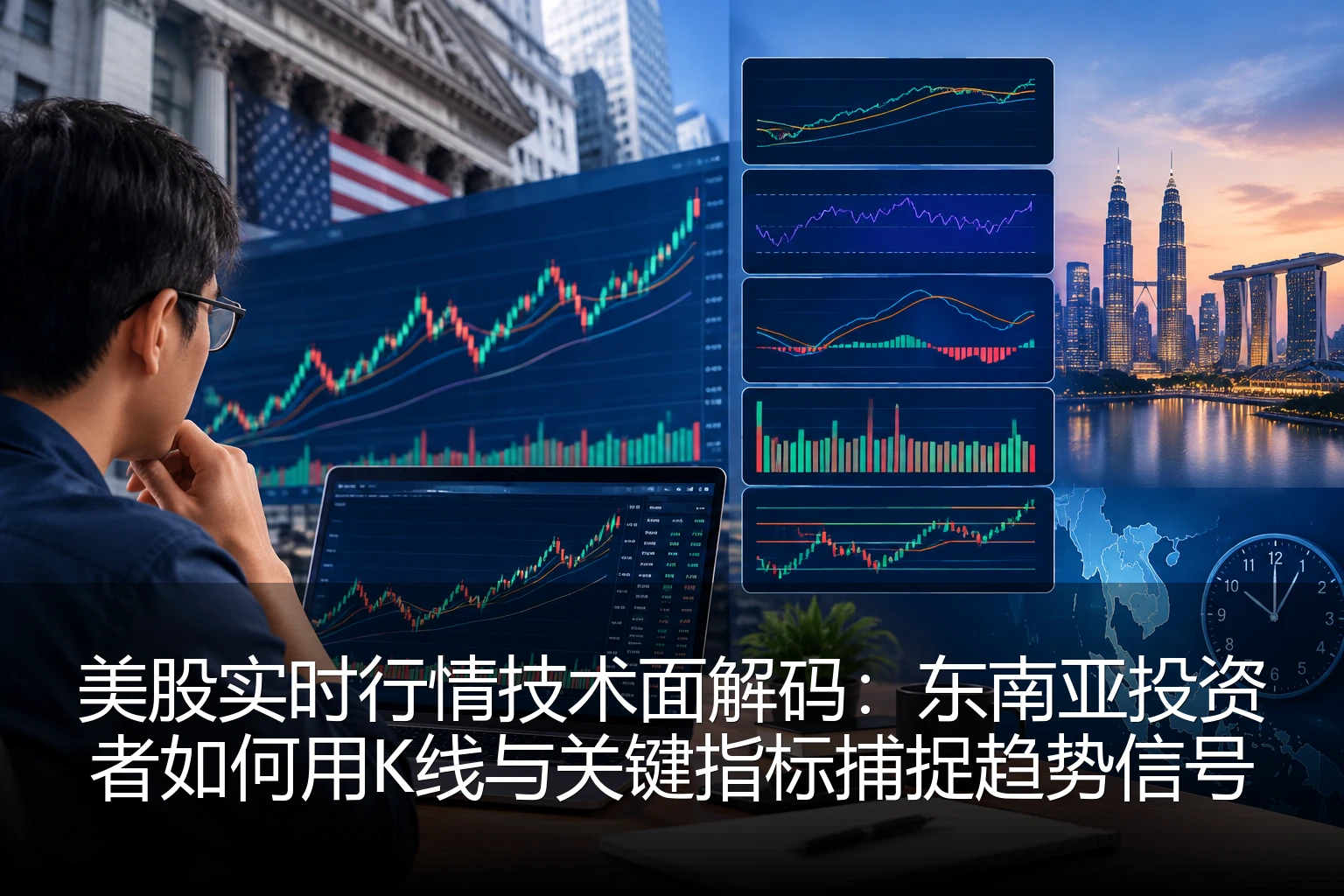 美股实时行情技术面解码:东南亚投资者如何用K线与关键指标捕捉趋势信号